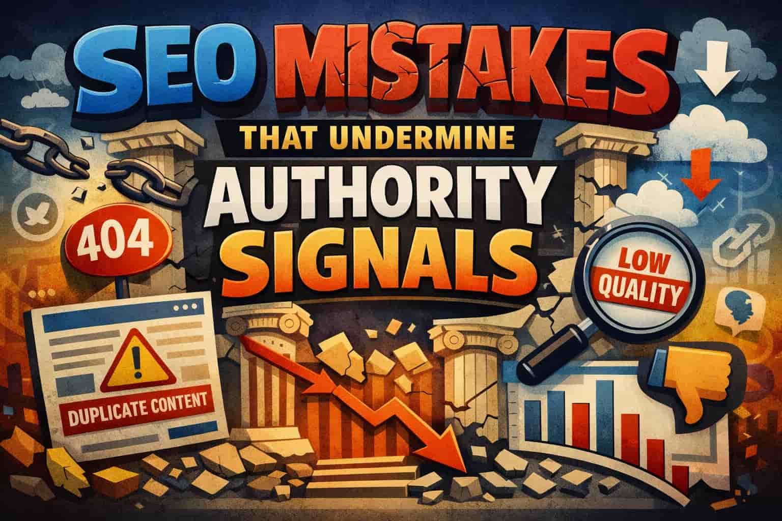 6 SEO Mistakes That Undermine Authority Signals