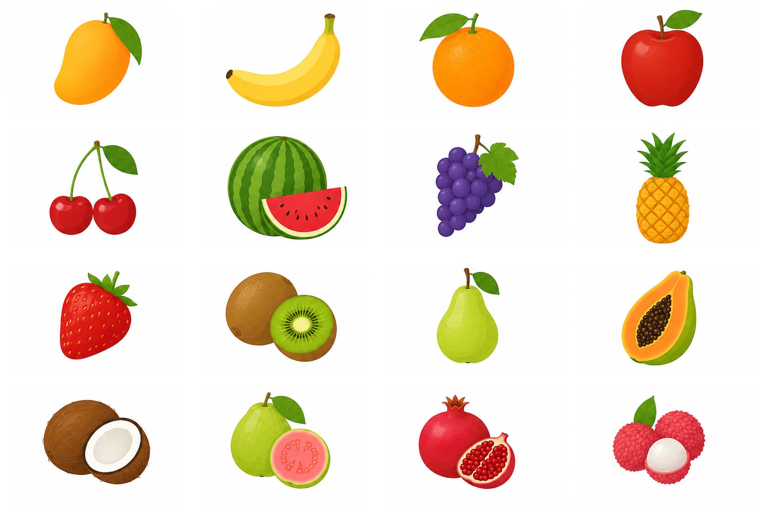 Learn Fruits for Kids - Fun Fruits Learning Games for Children