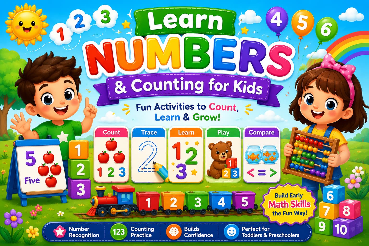Learn Numbers & Counting for Kids - Kids Number Learning App